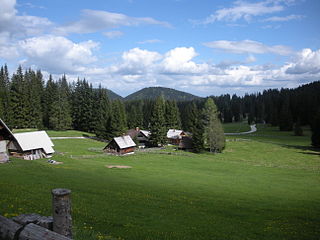 Goreljek Place in Upper Carniola, Slovenia