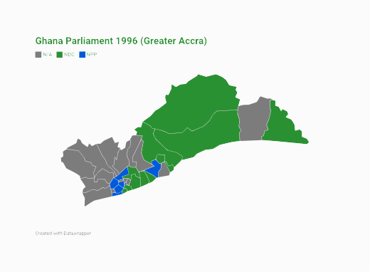 Greater Accra Parlemen Peta