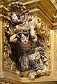 Church of the Convent of grijó, Portugal. Detail of the main altar