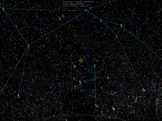 HD 110956 Star in the constellation Crux