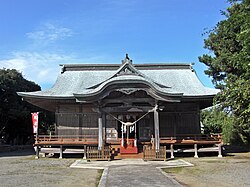 苕野神社拝殿(震災前)