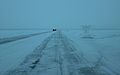 English: The ice road between the island and the mainland Suomi: Hailuodon jäätie