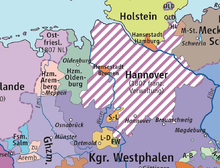 Hertugdømmet Arenberg-Meppen og amtet Recklinghausen, 1807