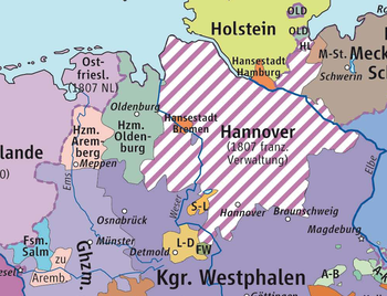 The Duchy of Arenberg in 1807