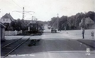 <span class="mw-page-title-main">Heggeli (station)</span> Former Oslo metro station