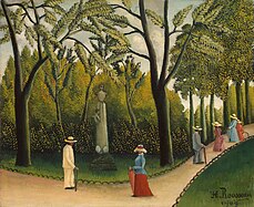 Jardin du Luxembourg. Monument de Chopin, de Henri Rousseau (1909)