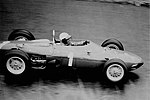 Phil Hill membalap untuk Ferrari di GP Jerman 1962.