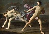 Hipomeno kaj Atalanta, 1618–1619, Prado-Muzeo