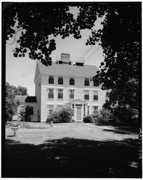 File:Historic American Buildings Survey Cortlandt V. D. Hubbard, Photographer June 1965 SOUTHWEST ELEVATION - Peter Folger House, 51 Centre Street, Nantucket, Nantucket County, MA HABS MASS,10-NANT,44-1.tif