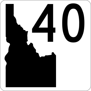 <span class="mw-page-title-main">Idaho State Highway 40</span> State highway in Bannock County, Idaho, United States