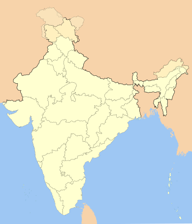 Mapa států a teritorií Indie