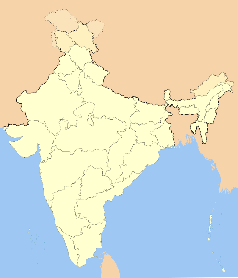 india political map 2022 with telangana