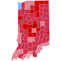 Indiana Başkanlık Seçimi Sonuçları 1984.svg