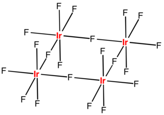Iridium(V) fluoride chemical compound