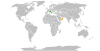 Location map for Italy and Oman.