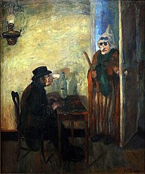 Scandalized Mask (1883), oil on canvas, 135 × 112 cm, Royal Museums of Fine Arts of Belgium, Brussels