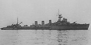 Light cruiser Kitakami on 20 January 1945 at Sasebo Naval Arsenal.