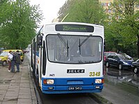 Modernized Jelcz PR110E in Gdynia colors