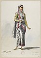 English: Jules Massenet - Le roi de Lahore - costume design by Eugène Lacoste 44 - 44. Dame des choeurs