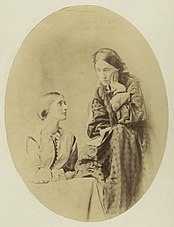 Photo de Julia Jackson et de sa mère vers 1867