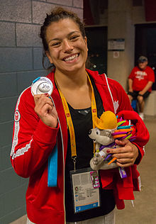 Justina Di Stasio at 2015 Pan Am Games.jpg