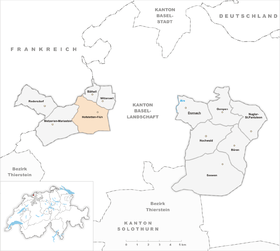 Hofstetten-Flüh okulunun konumu