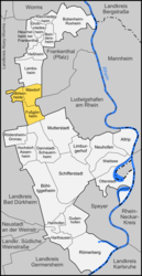Verbandsgemeinde Maxdorf – Mappa