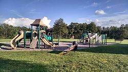 Playground in the eastern half of the park