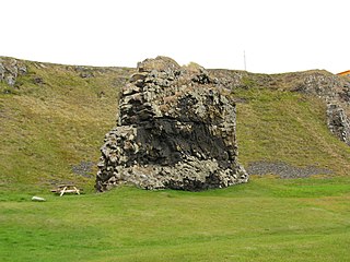 Drangsnes Village in Northwest Constituency, Iceland