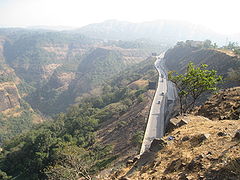 Mumbai Pune Expressway: Verlauf, Geschichte, Siehe auch