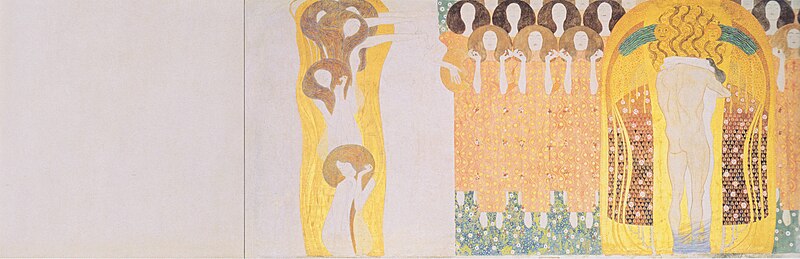 File:Klimt - Beethovenfries - Rechte Seitenwand2.jpg