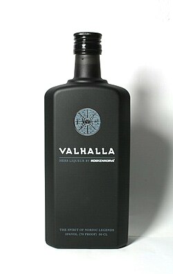 Valhalla-pullo.