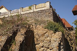 pohled na torzo hradu od jihu