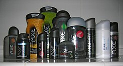 Large collection of Axe products.jpg
