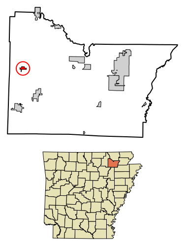 File:Lawrence County Arkansas Incorporated and Unincorporated areas Smithville Highlighted 0564910.svg