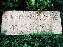 Steinschild Via Rosenheim