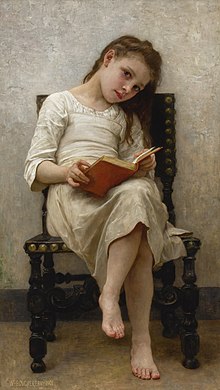 Le livre de prix (1901), d'après William-Adolphe Bouguereau