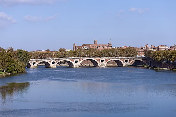 View from a part of the old town of Toulouse, former capital of Languedoc