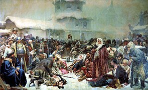 «Марфа Посадниця. Знищення новгородського віча», Клавдій Лебедєв, 1889 рік