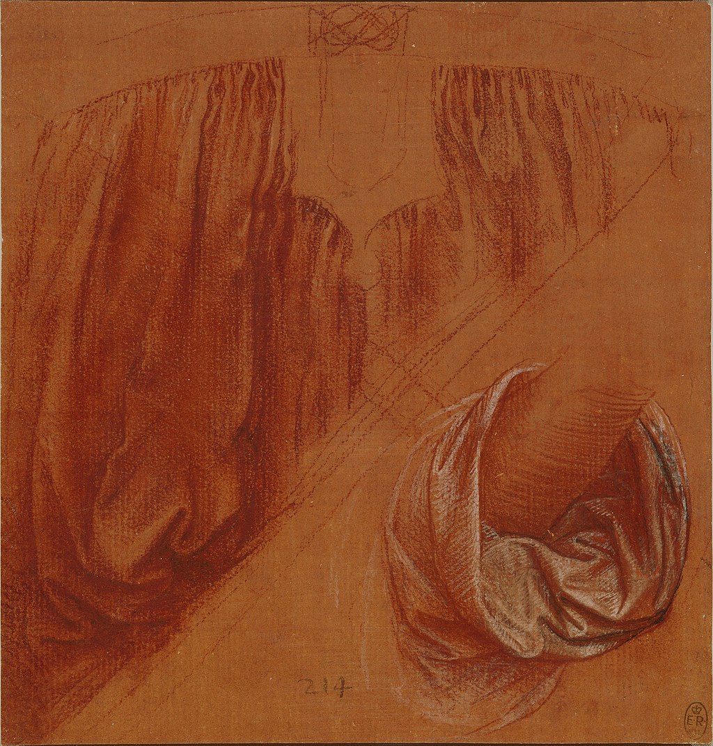 Leonardo'nun Salvator Mundi için yaptığı iki perdelik çalışması - Royal Collection tarafından saklanıyor.