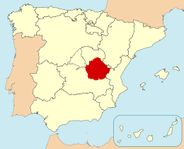 Provincia di Cuenca – Localizzazione