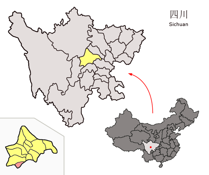 File:Location of Pujiang within Sichuan (China).png