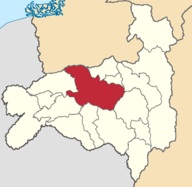 Расположение кантона Палтас
