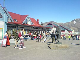 Longyearbyen şehir merkezi