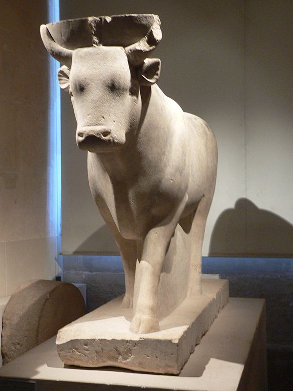 Statue of Apis, Thirtieth dynasty of Egypt (Louvre)