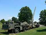 M65 Atomic Cannon; the artillery piece of which the projectile was first test-fired from.