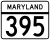 Maryland Rute 395 penanda