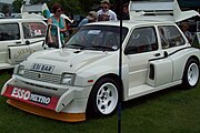 Taken at the Chatsworth Rally Show 2010. According to the DVLA, it was registered in 1987, making it one of the last MG Metro 6R4s built.