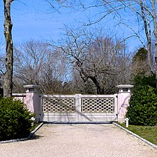 Entrance gate.