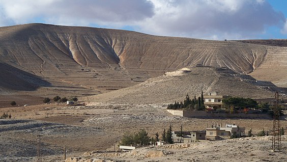 Landscape of Syrian mountain.